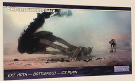 Empire Strikes Back Widevision Trading Card 1995 #37 Hoth Battlefield - $2.48