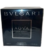 BVLGARI AQVA  For Men Eau De Toilette Natural Spray (1.7 OZ/50mL) NEW &amp; ... - £46.88 GBP