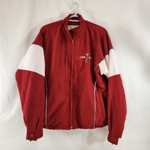 Royal Military College Track Jacket Mens Size Small Red White Canada RMC... - $29.02