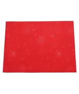 Snow Crystal Red Christmas Tablecloth - 170CM X 300CM - £45.54 GBP