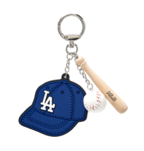 MLB Baseball Cap Charm Keyring LA Dodgers Keychain Bag Accessory Blue NWT - $31.66