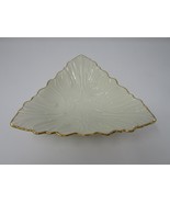 VTG LENOX BONE CHINA TRIAD DISH IVORY WITH GOLD RIM HAS STICKER MINT 7.5&quot; - $9.33 CAD