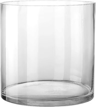 Kingrol Clear Acrylic Cylinder Vase Flowers, Break Resistant Vase Decorative - £28.76 GBP