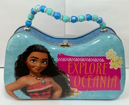 Moana Metal Purse with Beaded Handle The Tin Box Company Disney - $16.82