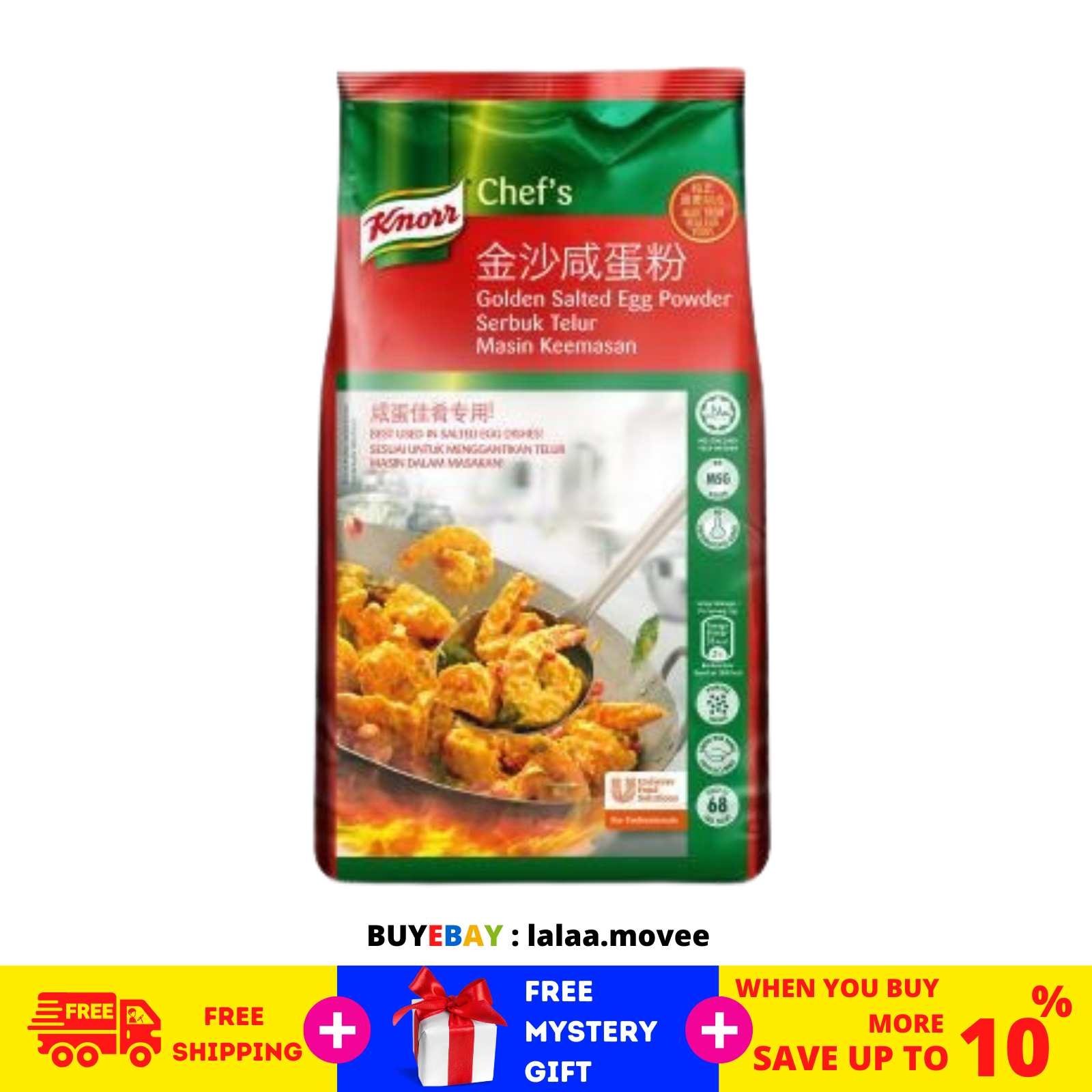 800g Knorr Golden Salted Egg Powder,very Nice Taste, Must Try It's + FREE GIFT - $56.23