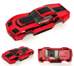 1pc AFX-tras A/P Chevy Corvette Slot Car BODY &#39;Vivid Vettes&#39; Ultra Chrome RED! - $19.99