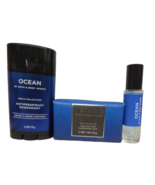 Bath &amp; Body Works OCEAN Gift Set Soap mini Cologne Deodorant - $23.95
