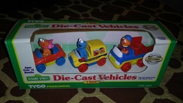 SESAME STREET DIE CAST 3 PACK  BY TYCO/MATCHBOX SET  BRAND NEW DATE 1996 - £62.27 GBP
