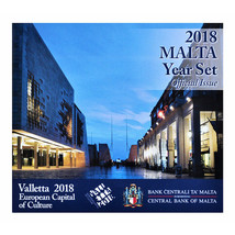 Malta Coins Set 2018 Euro 8 Coins Set BU Year Set Official Issue 00484 - $40.49