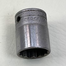 Snap-on SW-280 7/8in  1/2&quot; Drive 12-point Socket USA w/ Knurled Grip Vintage - £12.08 GBP