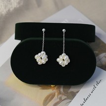 ASHIQI  925 Silver Drop Earrings for Women Natural Freshwater  Jewelry Handmade  - £18.03 GBP