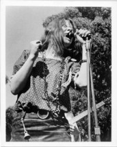 Janis 1975 original 8x10 photo snipe on verso Janis Joplin &amp; Big Brother perform - £39.22 GBP