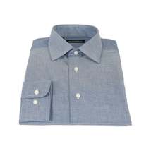 Men Mondego 100% Soft Cotton Dress Classic shirt Long Sleeves sn2200 Denim blue image 3