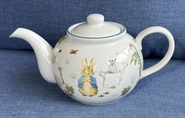 The World Of Beatrix Potter Peter Rabbit Ceramic Easter Teapot New 9” Long - £27.45 GBP