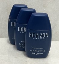 Guy Laroche Horizon Pour Homme After Shave Balm 3.4 oz lot of 3 - £19.08 GBP