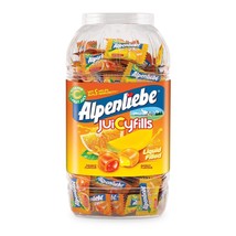 Alpenliebe Juicy fills Candy, Orange &amp; Mango Flavour, Assorted Toffee (1 Jar) - £21.11 GBP