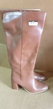 A New Day Women&#39;s Eve Tall Dress Boots Size 7.5 Brown - $29.92