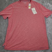 NWT Tommy Bahama IslandZone CoolSide V Neck Mens Size Medium Coral Tropi... - $39.67