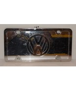 Vintage Volkswagen VW Metal/Aluminum Dealer Embossed license Plate - $923.82 MXN