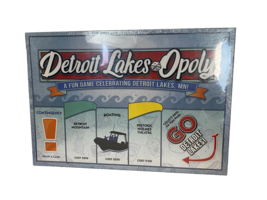 Late For The Sky Detroit LakesOpoly Board Game New in Box - $37.99