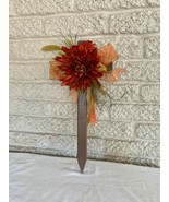 Fall Cemetery, flowers for grave, fall grave decoration, cross for grave - €21,44 EUR