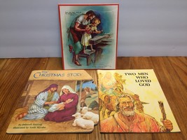 2 Religious Books and A Puzzle Two Men Who Loved God/The Christmas Story - £1.81 GBP