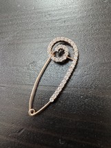Rose Gold Large 1.5” Natural Zircon Sparkle Pin - $22.50