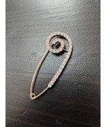 Rose Gold Large 1.5” Natural Zircon Sparkle Pin - $414.16 MXN