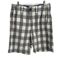 American Eagle Outfitters Grey Plaid Shorts Size 30 - £10.13 GBP