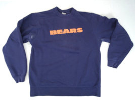 Reebok Chicago Bears Sz L Tall Distressed Blue Sweatshirt Football NFL A... - $18.95