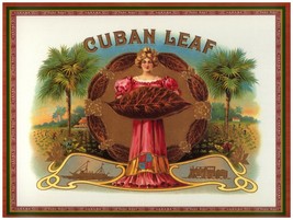 42.Art Decoration POSTER.Graphics to decorate home office.Cuban Leaf.Cigar Art. - £13.74 GBP+