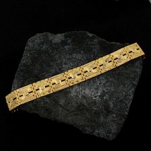 22kt yellow gold unique customized design bracelet hallmarked jewelry India br56 - £4,475.15 GBP+