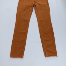 ANA A New Approach Brown Corduroy Women's Straight Fray Leg Pants Size 4 (27×28) image 15
