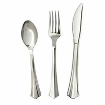 Member's Mark Premium Plastic Silver-Look Cutlery Combo (180 ct.) image 4