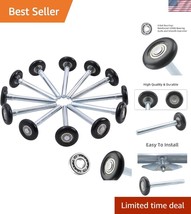 12-Pack Quiet Nylon Garage Door Rollers with Sealing Caps &amp; 6200Z Bearings - $39.00