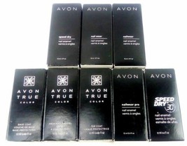 Lot of 8 AVON Different Nail Enamel 12ml True Color Nailware Pro - See P... - $30.69
