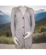 Pendleton Sweater Coat Womens XXS Gray Merino Wool Cardigan Duster Timeless - $42.22