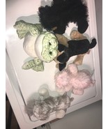 LOT OF 5-WEBKINZ GANZ PLUSH + Spotted Frog Black Bear German Shepherd Pig - €4,47 EUR