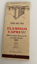 Universal Matchbook Flamingo Capri Best Western Hotel Casino Shangri Las Vegas - £11.03 GBP