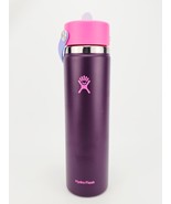 Hydro Flask Wide Flex Straw Water Bottle Vacuum Insulated Sugarplum 24 oz - $34.23 CAD