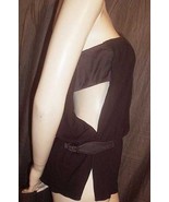 Gucci Tom Ford Brown Jersey and Satin Strapless Open-Sided Bustier Top 3... - $380.00