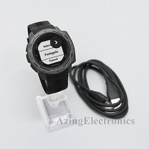 Garmin Instinct Rugged GPS Smart Watch - Graphite w/ Black Band (010-020... - £59.24 GBP