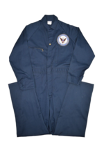 Vintage United States Navy Coveralls Mens 44R Lee Union Alls Sealift Com... - £56.96 GBP