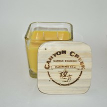 NEW Canyon Creek Candle Company 14oz Cube jar JAMAICAN ME CRAZY candle Handmade! - $24.94