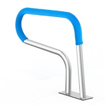 VEVOR Pool Handrail, 32 x 23 inch Pool Railing, Stainless Steel with Bas... - $123.78
