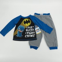 Dc Super Friends Toddler Boys Batman Pajama Set 2T NWT - £10.28 GBP