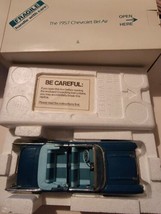 1957 Chevy Bel Air Die Cast 1:24 Scale Danbury Mint Blue Convertible RAR... - £195.84 GBP