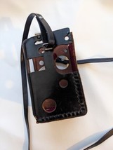 Yashica Tlr Doppio Obiettivo Reflex Fotocamera Custodia Posteriore Fondo Nero - £30.20 GBP