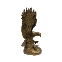 Vintage Brass Eagle Statue Figure Decor 8&quot; Tall India - £20.07 GBP
