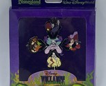 Disney Parks Villians Enamel Pin Trading 5 Pin Set 2009 SM - $24.95